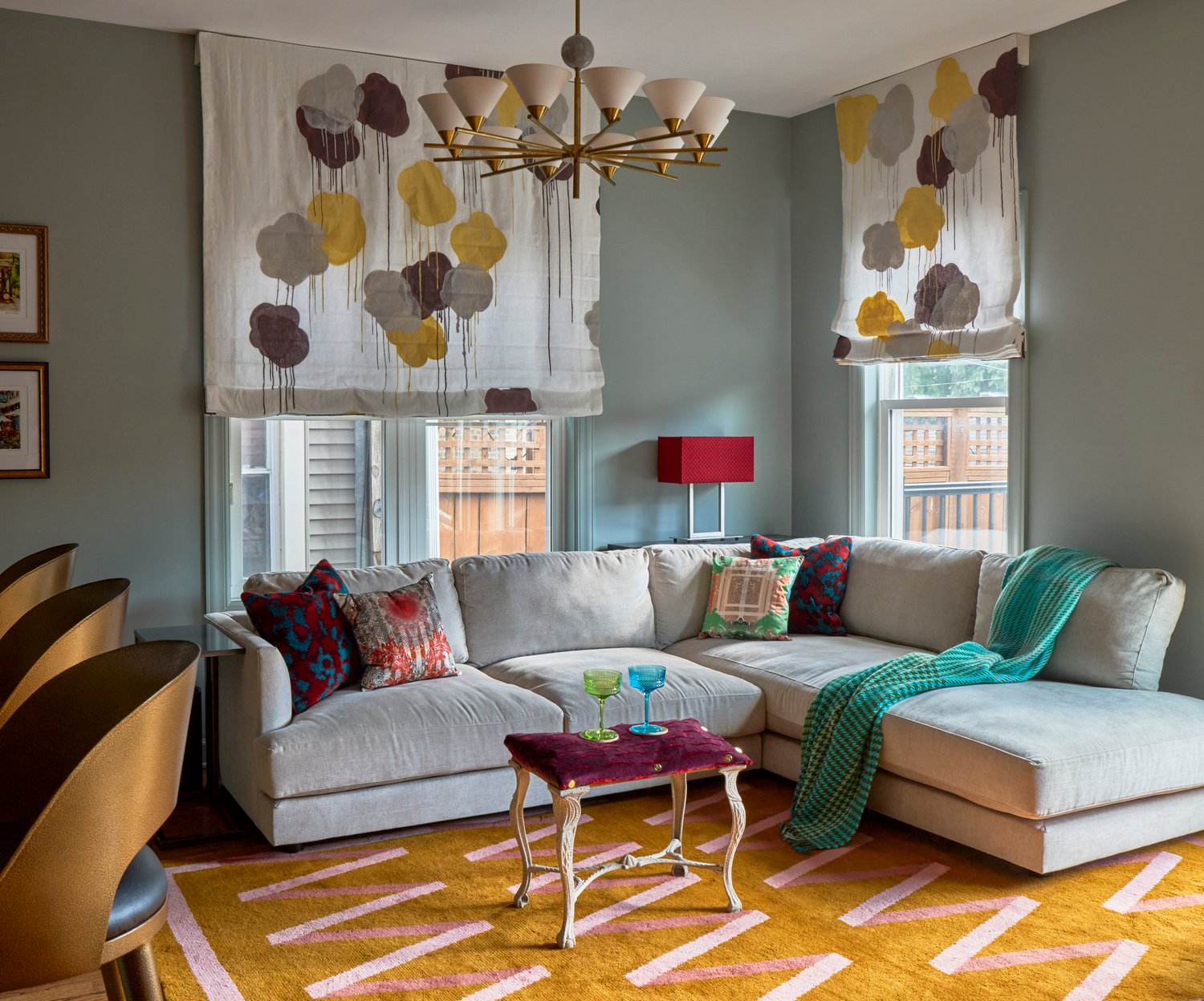 Full of Pattern Family Room!