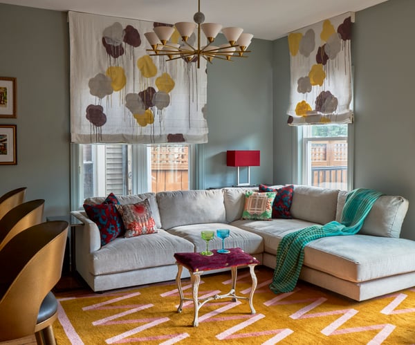 Full of Pattern Family Room!