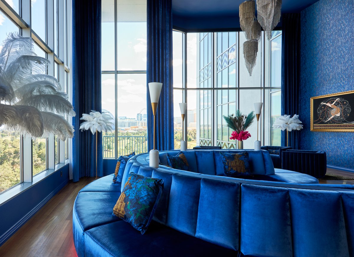 Las Vegas Double Sided Serpentine Sectional