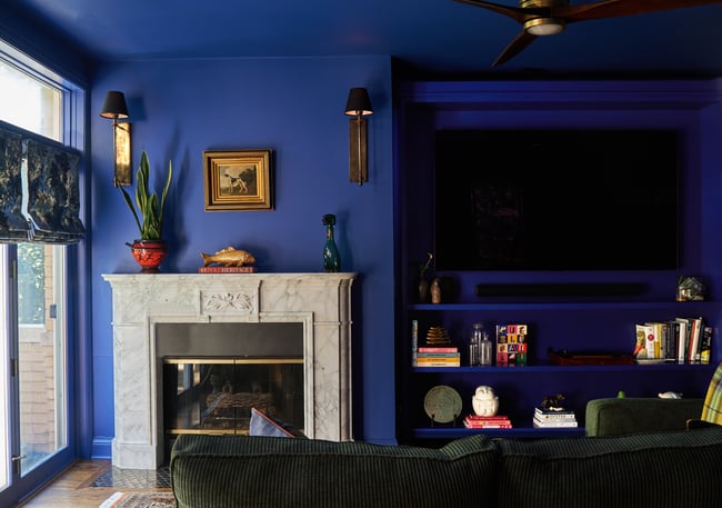 Bold Chicago Living Room Going down the rabbit hole