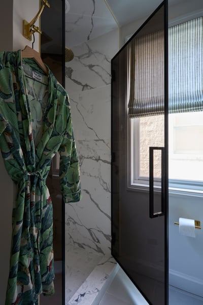 Bronze door half Bath
