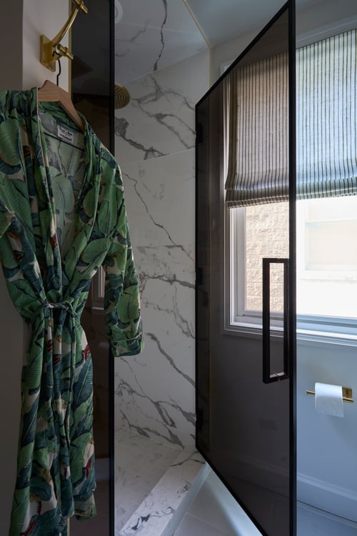 Bronze door half Bath