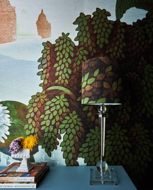 Wallpaper shade to match walls