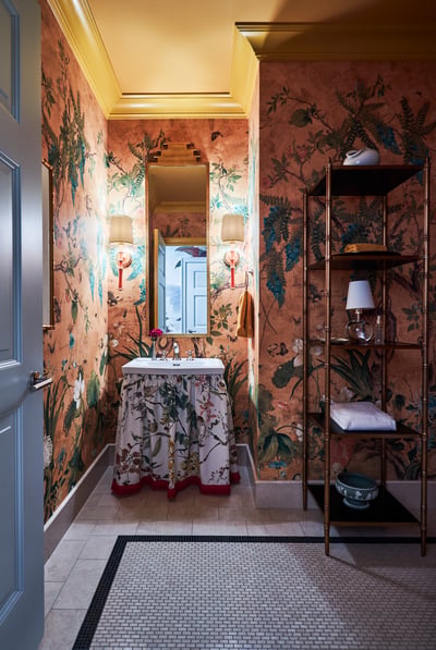 Powder Room with Skirt