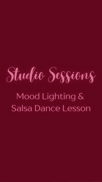 Studio Session Salsa and Mood Lighting