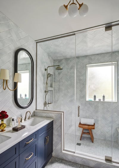 Historic Bathroom by Jasmin Reese Interiors
