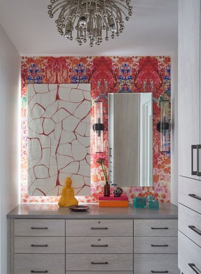 Colorful Bath by Jasmin Reese Interiors